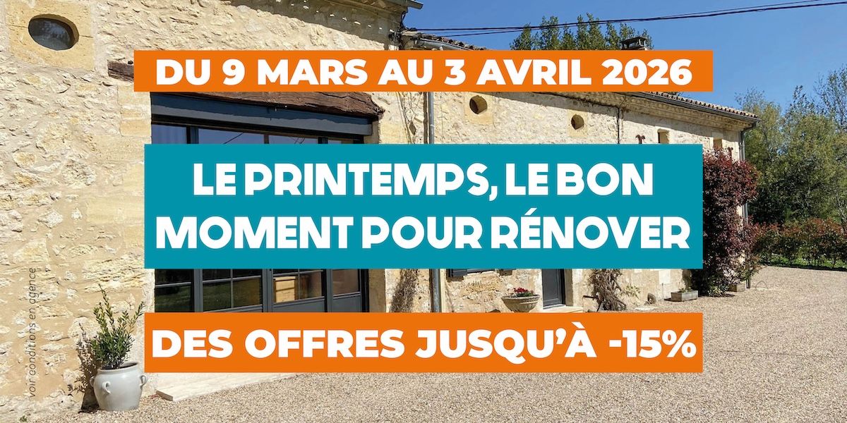 Le printemps, le bon moment pour rénover